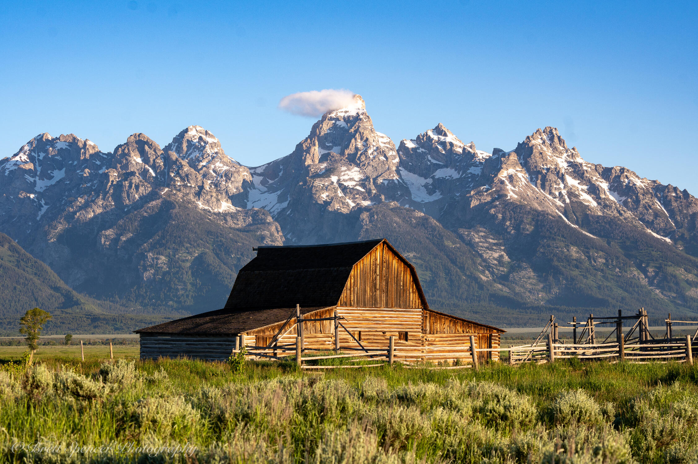 Sunrise on the Tetons